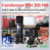 Microphone Condensor recording DS-100 DS100 DS 100 professional mic